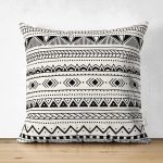 - Suet-K10327-Gorsel - Realhomes Çift Taraflı İskandinav Desenli Etnik Tasarımlı Dijital Baskılı Modern Süet Yastık Kırlent Kılıfı Realhomes