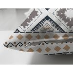 Çift Taraflı İskandinav Desenli Etnik Tasarımlı Dijital Baskılı Modern Süet Yastık Kırlent Kılıfı Realhomes