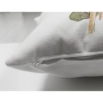 Çift Taraflı Çiçek Köşesi Özel Tasarım Dijital Baskılı Dekoratif Süet Yastık Kırlent Kılıfı Realhomes