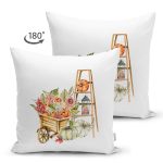 - Suet-K10348-Gorsel-1 - Realhomes Çift Taraflı El Arabası Meyve & Sebze Çizimli Dijital Baskılı Dekoratif Süet Yastık Kırlent Kılıfı Realhomes