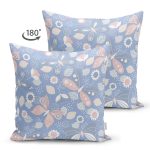 - Suet-K10362-Gorsel-1 - Realhomes Çift Taraflı Renkli Kelebek Motifli Dijital Baskılı Dekoratif Süet Yastık Kırlent Kılıfı Realhomes