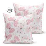 - Suet-K10363-Gorsel-1 - Realhomes Çift Taraflı Renkli Kelebek Motifli Dijital Baskılı Modern Süet Yastık Kırlent Kılıfı Realhomes