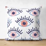 - Suet-K10365-Gorsel - Realhomes Çift Taraflı Mistik Göz Motifli Dijital Baskılı Modern Süet Yastık Kırlent Kılıfı Realhomes