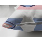 Çift Taraflı Mistik Üçgen Göz Tasarımlı Dijital Baskılı Dekoratif Süet Yastık Kırlent Kılıfı Realhomes