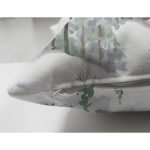 Çift Taraflı Kış Temalı Bağ Evi & Geyik Tasarımlı Dijital Baskılı Modern Süet Yastık Kırlent Kılıfı Realhomes