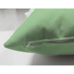 - Suet-K10383-Gorsel-2 - Realhomes Çift Taraflı Yeşil Zemin Papatyadan Kelebek Tasarımlı Dijital Baskılı Modern Süet Yastık Kırlent Kılıfı Realhomes