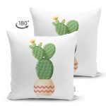- Suet-K10385-Gorsel-1 - Realhomes Çift Taraflı Kaktüs Özel Tasarımlı Dijital Baskılı Modern Süet Yastık Kırlent Kılıfı Realhomes