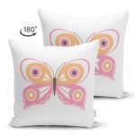 - Suet-K10400-Gorsel-1 - Realhomes Çift Taraflı Pembe Kelebek Tasarımlı Dijital Baskılı Dekoratif Süet Yastık Kırlent Kılıfı Realhomes
