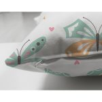 Çift Taraflı Renkli Kelebek Tasarımlı Dijital Baskılı Modern Süet Yastık Kırlent Kılıfı Realhomes