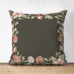 - Suet-K10429-Gorsel - Realhomes Çift Taraflı Renkli Gül Motifli Dijital Baskılı Modern Süet Yastık Kırlent Kılıfı Realhomes