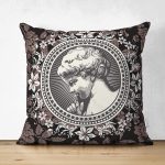 - Suet-K10430-Gorsel - Realhomes Çift Taraflı Gül & Portre Motifli Dijital Baskılı Dekoratif Süet Yastık Kırlent Kılıfı Realhomes