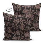 - Suet-K10431-Gorsel-1 - Realhomes Çift Taraflı Özel Tasarım Gül Tasarımlı Dijital Baskılı Modern Süet Yastık Kırlent Kılıfı Realhomes