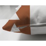 Çift Taraflı Kahve & Beyaz Zemin Etnik Figürlü Bohem Desenli Dijital Baskılı Modern Süet Yastık Kırlent Kılıfı Realhomes