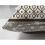 Çift Taraflı Krem Zemin Etnik Tasarımlı Dijital Baskılı Dekoratif Süet Yastık Kırlent Kılıfı Realhomes