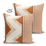 - Suet-K10452-Gorsel-1 - Realhomes Çift Taraflı Krem Zemin Etnik Tasarımlı Dijital Baskılı Dekoratif Süet Yastık Kırlent Kılıfı Realhomes