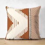 - Suet-K10452-Gorsel - Realhomes Çift Taraflı Krem Zemin Etnik Tasarımlı Dijital Baskılı Dekoratif Süet Yastık Kırlent Kılıfı Realhomes