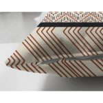 Çift Taraflı Krem Zemin Etnik Tasarımlı Dijital Baskılı Dekoratif Süet Yastık Kırlent Kılıfı Realhomes