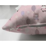 Realhomes Çift Taraflı Balonlu Ayıcık Tasarımlı Dijital Baskılı Modern Süet Yastık Kırlent Kılıfı Realhomes