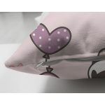 - panda09 - Realhomes Realhomes Çift Taraflı Kalpli Balon Yavru Panda Özel Tasarım Dijital Baskılı Modern Süet Yastık Kırlent Kılıfı Realhomes