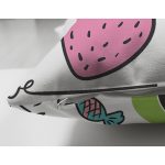 Çift Taraflı Bebek Desenli Çilek Kelebek Dijital Baskılı Özel Tasarım Modern Süet Yastık Kırlent Kılıfı Realhomes