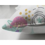 Çift Taraflı Gökyüzü Temalı Bebek Desenli Dijital Baskılı Özel Tasarım Modern Süet Yastık Kırlent Kılıfı Realhomes