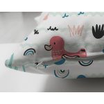 - Печать - Realhomes Çift Taraflı Renkli Ördek Desenli Dijital Baskılı Özel Tasarım Modern Süet Yastık Kırlent Kılıfı Realhomes