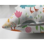 - Pictulandra 20 - Realhomes Çift Taraflı Tavşan Ve Yumurta Desenli Dijital Baskılı Özel Tasarım Modern Süet Yastık Kırlent Kılıfı Realhomes