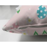 - Suet-K1169-Gorsel-2 - Realhomes Çift Taraflı Pembe Zeminde Sevimli Hayvanlar Baskılı Dijital Baskılı Özel Tasarım Modern Süet Yastık Kırlent Kılıfı Realhomes