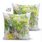 - Suet-K117-Gorsel-1 - Realhomes Çift Taraflı Gül Ve Yapraklar Dijital Baskılı Dekoratif Modern Süet Yastık Kırlent Kılıfı Realhomes