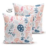 - Suet-K1170-Gorsel-1 - Realhomes Çift Taraflı Sevimli Tavşan Ve Yumurta Motifli Dijital Baskılı Özel Tasarım Modern Süet Yastık Kırlent Kılıfı Realhomes