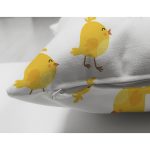 Çift Taraflı Civciv Motifli Dijital Baskılı Özel Tasarım Modern Süet Yastık Kırlent Kılıfı Realhomes