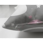 - Web - Realhomes Çift Taraflı Gri Zeminde Bulutlar Dijital Baskılı Özel Tasarım Modern Süet Yastık Kırlent Kılıfı Realhomes