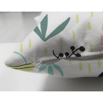 - Печать - Realhomes Çift Taraflı Zürafa Ve Orman Temalı Dijital Baskılı Özel Tasarım Modern Süet Yastık Kırlent Kılıfı Realhomes