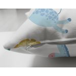 - Печать - Realhomes Çift Taraflı Renkli Zürafa Motifli Dijital Baskılı Özel Tasarım Modern Süet Yastık Kırlent Kılıfı Realhomes