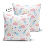 - 600 px_w logo - Realhomes Çift Taraflı Bulut Ve Gökkuşağı Temalı Dijital Baskılı Özel Tasarım Modern Süet Yastık Kırlent Kılıfı Realhomes