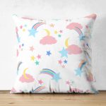 - 600 px_w logo - Realhomes Çift Taraflı Bulut Ve Gökkuşağı Temalı Dijital Baskılı Özel Tasarım Modern Süet Yastık Kırlent Kılıfı Realhomes