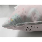 Çift Taraflı Pembe Zeminde Sevimli Kuğular Dijital Baskılı Özel Tasarım Modern Süet Yastık Kırlent Kılıfı Realhomes