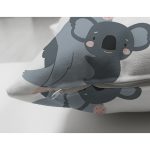 Çift Taraflı Sevimli Kolalar Dijital Baskılı Özel Tasarım Modern Süet Yastık Kırlent Kılıfı Realhomes