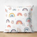 - Suet-K1204-Gorsel - Realhomes Çift Taraflı Gökkuşağı Tasarımlı Dijital Baskılı Özel Tasarım Modern Süet Yastık Kırlent Kılıfı Realhomes