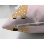 - Seamless pattern with cute animals. Elephant, lion, giraffe, hip - Realhomes Çift Taraflı Sevimli Zürafa Su Aygırı Ve Fil Motifli Dijital Baskılı Özel Tasarım Modern Süet Yastık Kırlent Kılıfı Realhomes