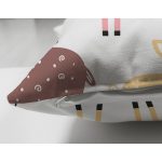 - Farm animals background in children style - Realhomes Çift Taraflı Sevimli Çiftlik Hayvanları Temalı Dijital Baskılı Özel Tasarım Modern Süet Yastık Kırlent Kılıfı Realhomes