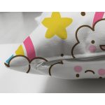 - Печать - Realhomes Çift Taraflı Gökkuşağı Motifli Dijital Baskılı Özel Tasarım Modern Süet Yastık Kırlent Kılıfı Realhomes