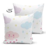 - Suet-K1217-Gorsel-1 - Realhomes Çift Taraflı Sevimli Bulut Temalı Dijital Baskılı Özel Tasarım Modern Süet Yastık Kırlent Kılıfı Realhomes