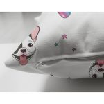 - бульдог паттерн 2 с очками - Realhomes Çift Taraflı Sevimli Köpek Motifli Dijital Baskılı Özel Tasarım Modern Süet Yastık Kırlent Kılıfı Realhomes