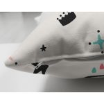 - Mobile - Realhomes Çift Taraflı Bulut Ve Ay Temalı Dijital Baskılı Özel Tasarım Modern Süet Yastık Kırlent Kılıfı Realhomes