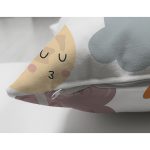 - Print - Realhomes Çift Taraflı Uyku Temalı Koyunlar Dijital Baskılı Özel Tasarım Modern Süet Yastık Kırlent Kılıfı Realhomes