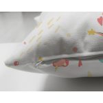 Çift Taraflı Gökkuşağı Ve Tek Boynuzlu At Temalı Dijital Baskılı Özel Tasarım Modern Süet Yastık Kırlent Kılıfı Realhomes