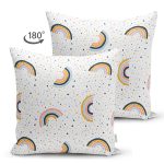 - 49 Pattern 2100px Shutterstock - Realhomes Çift Taraflı Puanlı Zeminde Gökkuşağı Motifli Dijital Baskılı Özel Tasarım Modern Süet Yastık Kırlent Kılıfı Realhomes