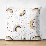 - 49 Pattern 2100px Shutterstock - Realhomes Çift Taraflı Puanlı Zeminde Gökkuşağı Motifli Dijital Baskılı Özel Tasarım Modern Süet Yastık Kırlent Kılıfı Realhomes