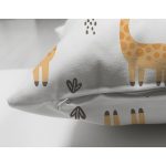 - Cute giraffe seamless pattern background - Realhomes Çift Taraflı Sevimli Zürafa Tasarımlı Dijital Baskılı Özel Tasarım Modern Süet Yastık Kırlent Kılıfı Realhomes